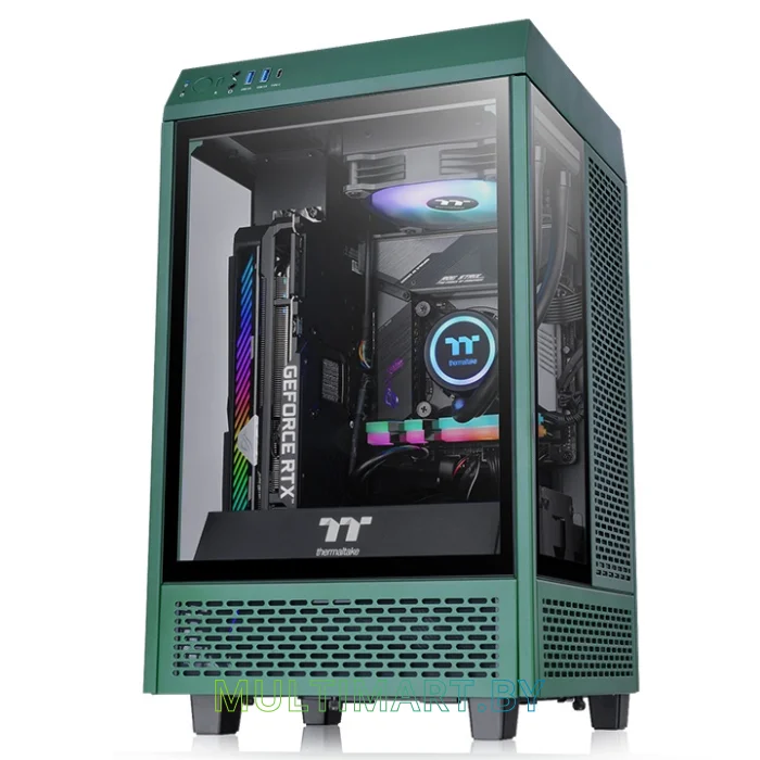 Корпус Thermaltake The Tower 100 Mini Racing Green (CA-1R3-00SCWN-00)